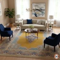 فرش 12 متری کرمان آنتیک  کد dafezan287001