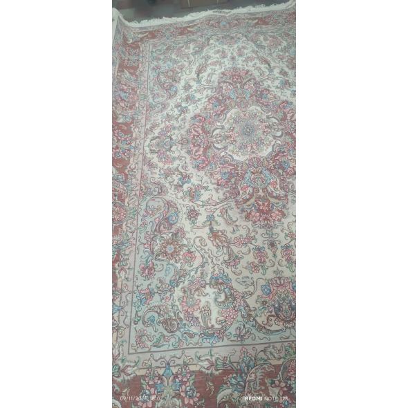 فرش  جفت 6 متری خطیبی 30 رج دستباف  کد dafezan128010