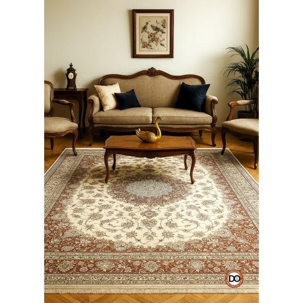 فرش  جفت 9 متری نائین دستباف  کد dafezan123120