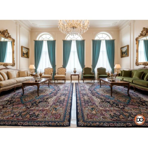 فرش جفت 9 متری سالاری تبریز دستباف  کد dafezan420074