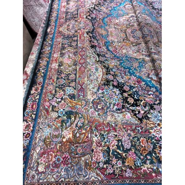 فرش جفت 9 متری سالاری تبریز دستباف  کد dafezan420074