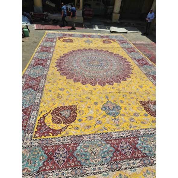 فرش دستباف  60 متری نائین دستباف کد dafezan430277