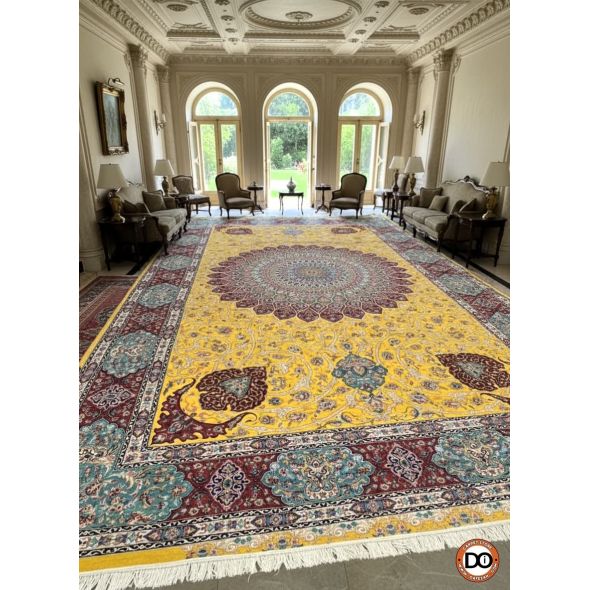 فرش دستباف  60 متری نائین دستباف کد dafezan430277