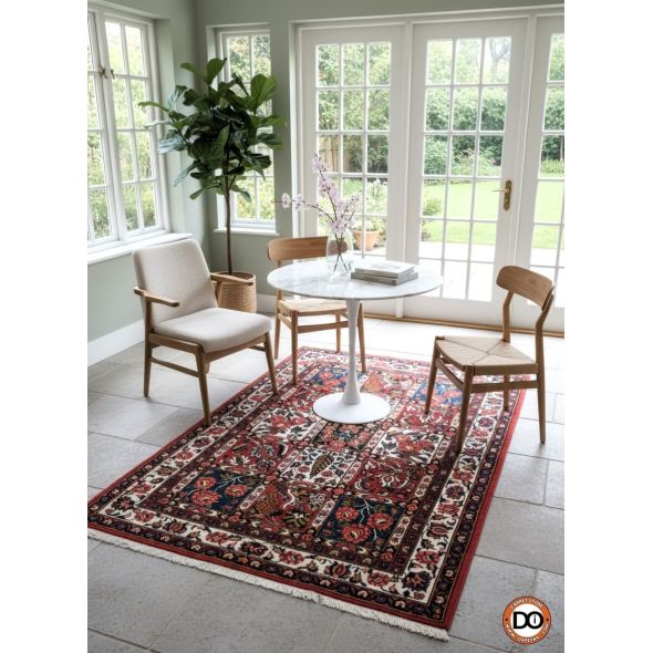 فرش ذرع و نبم بختیاری دستباف  کد dafezan244015